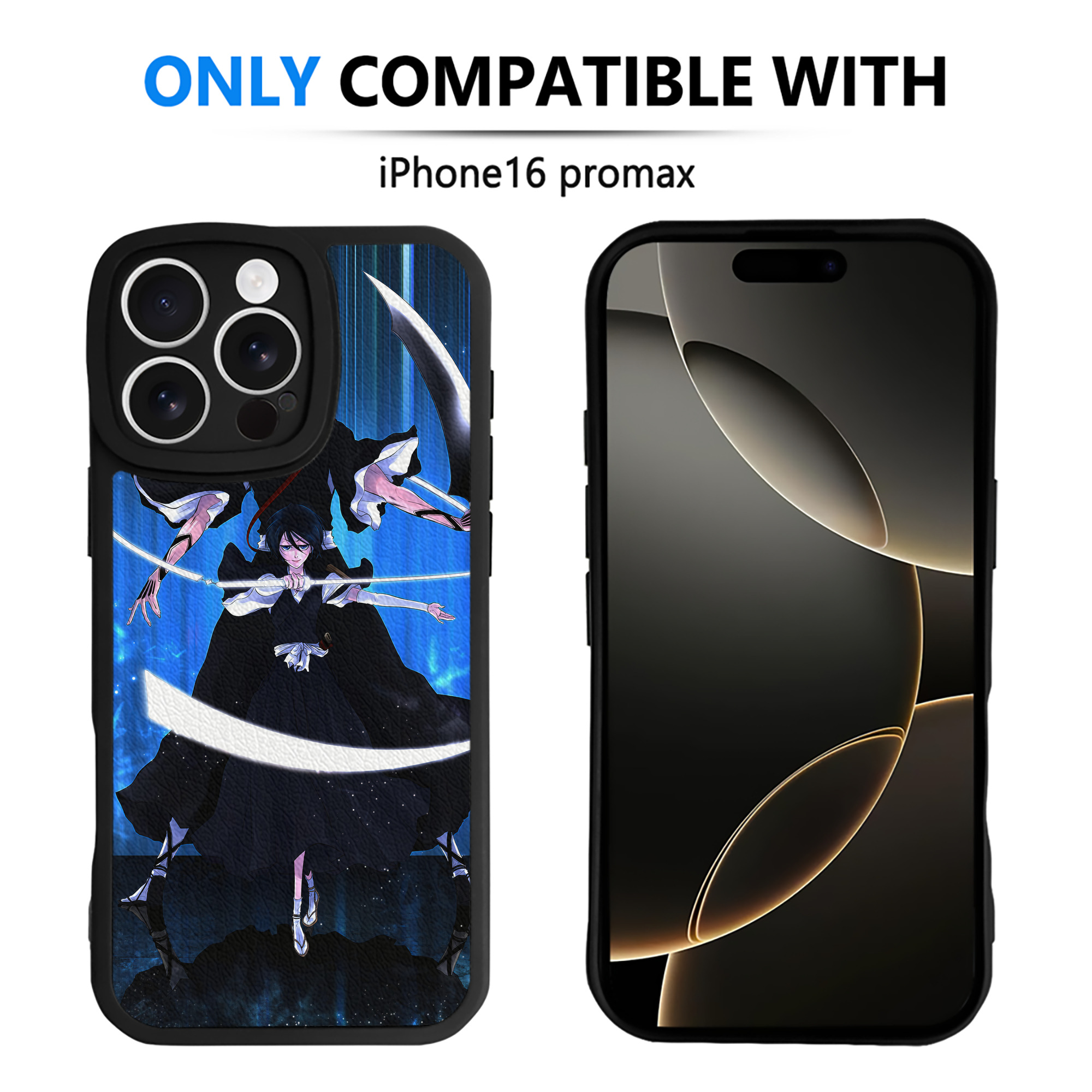 （画像用） ブリーチ BLEACH 【iPhone 16シリーズ対応】シリコンスマホケース（レザー調） 材質：シリコン
